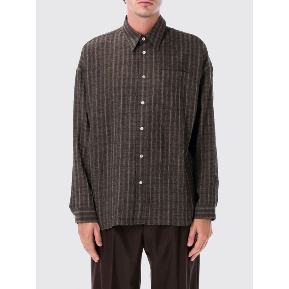 Sunflower Men Relaxed Fit Tartan Shirt Sunflower In A Cotton And Linen Blend